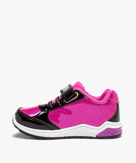 Baskets fille bicolores avec semelle clignotante – LOL vue3 - LOL - GEMO