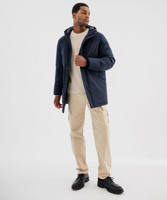 Parka à capuche avec doublure matelassée homme vue6 - GEMO (HOMME) - GEMO