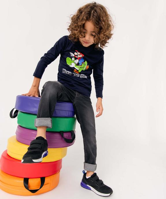 Jean garçon coupe Slim légèrement délavé vue5 - GEMO (ENFANT) - GEMO