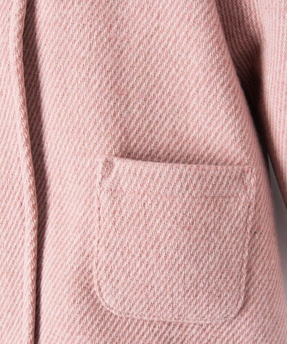 Manteau bébé fille doublé à capuche vue2 - GEMO 4G BEBE - GEMO