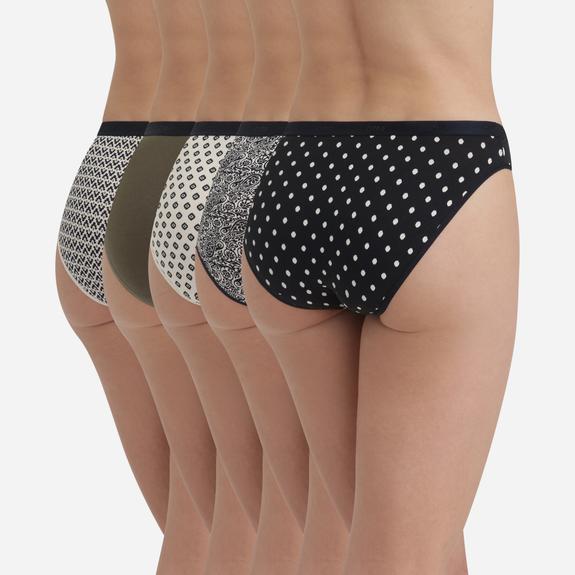 Culottes en coton stretch femme (lot de 5) - Les Pockets DIM vue3 - DIM - GEMO