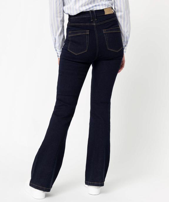 Jean femme coupe bootcut taille haute vue3 - GEMO 4G FEMME - GEMO