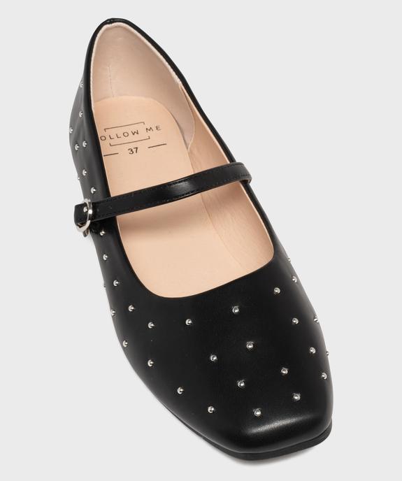 Ballerines à bout carré avec clous métalliques femme - Follow Me vue5 - FOLLOW ME - GEMO