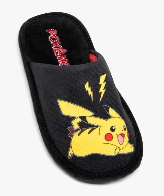 Chaussons garçon en velours à enfiler - Pokemon vue5 - POKEMON - GEMO