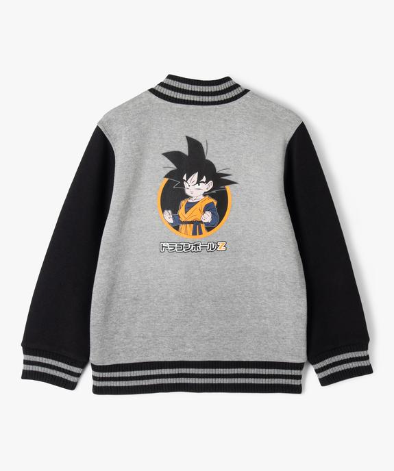 Sweat molletonné avec fermeture boutons-pression garçon - Dragon Ball Z vue3 - DRAGON BALL Z - GEMO