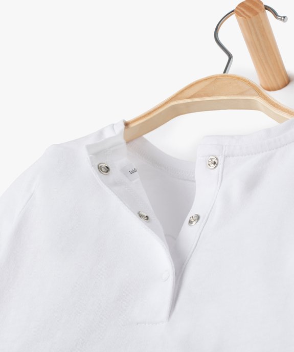 Tee-shirt bébé fille à manches longues et pattes à nouer - LuluCastagnette vue2 - LULUCASTAGNETTE - GEMO