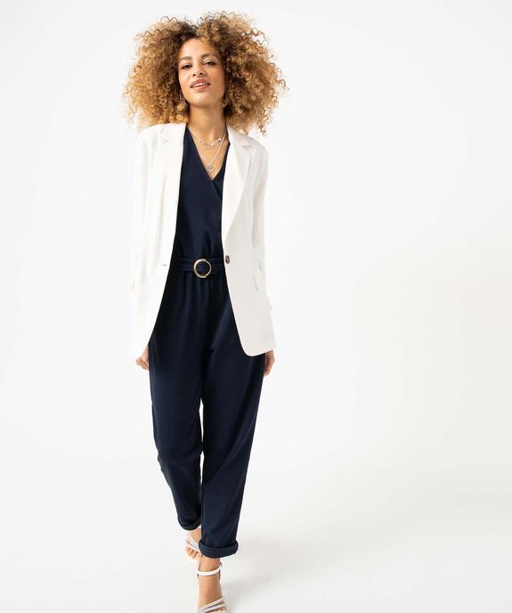 Combinaison pantalon femme avec haut cache-coeur vue5 - GEMO 4G FEMME - GEMO