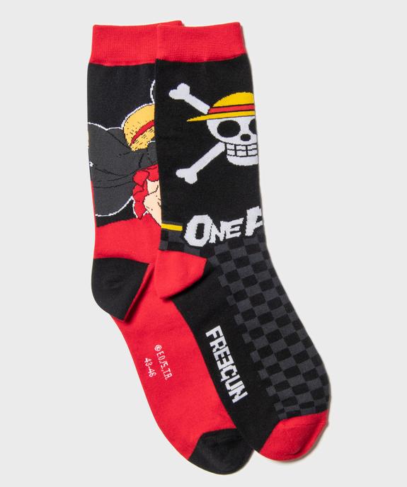 Chaussettes imprimées homme en boite cadeau (lot de 2) - Freegun x One Piece vue2 - FREEGUN - GEMO