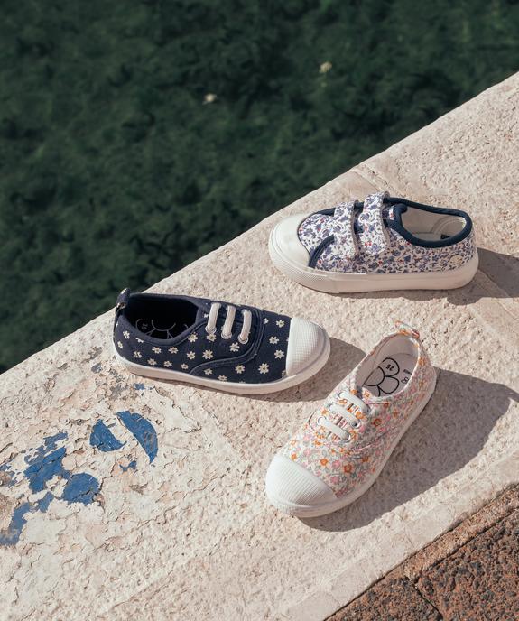 Tennis en toile à motifs fleuris fille - Lovely Wings vue7 - LOVELY WINGS GEMO FOR GOOD - GEMO