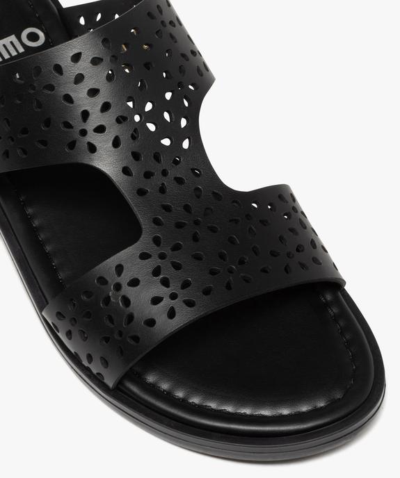 Sandales femme unies casual dessus ajouré vue7 - GEMO (CASUAL) - GEMO