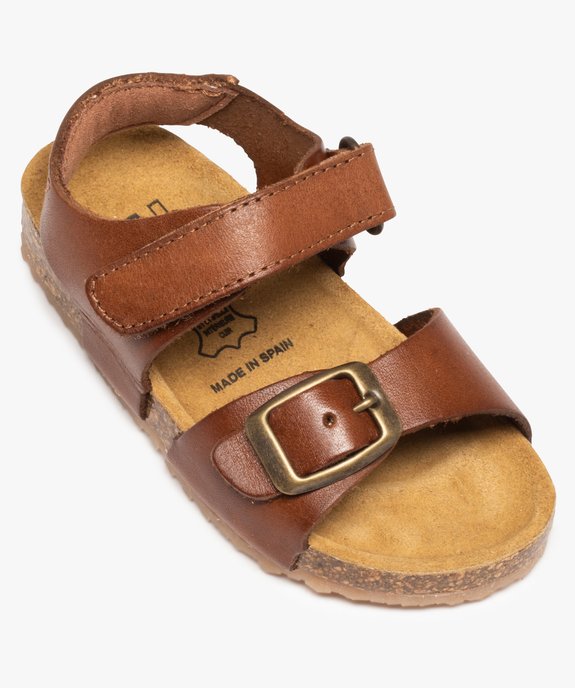 Sandales bébé garçon avec brides en cuir - Na! vue5 - NA! - GEMO