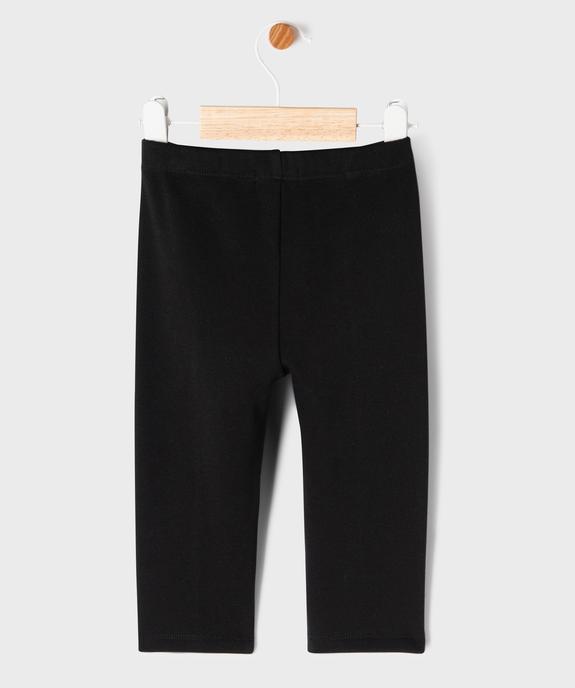 Pantalon en maille épaisse et extensible intérieur chaud bébé fille vue3 - GEMO(BEBE DEBT) - GEMO