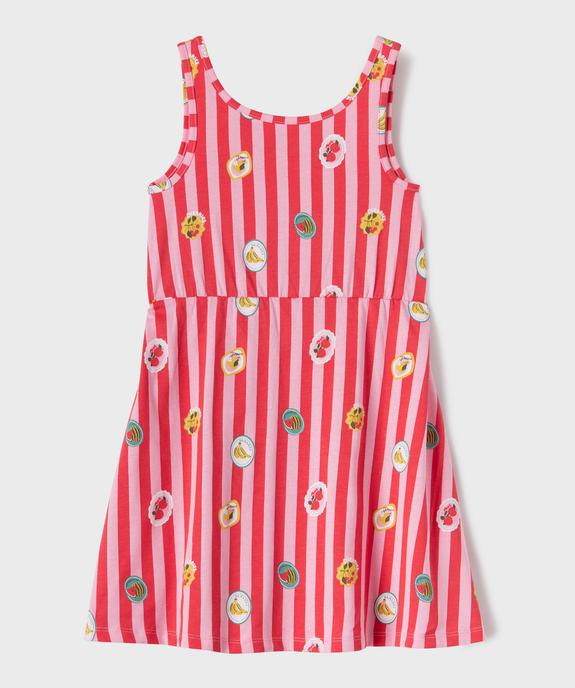 Robe sans manches en jersey de coton imprimé fille vue1 - GEMO 4G FILLE - GEMO