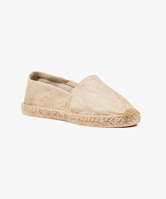 Espadrilles en textile vue2 - GEMO (PLAGE) - GEMO