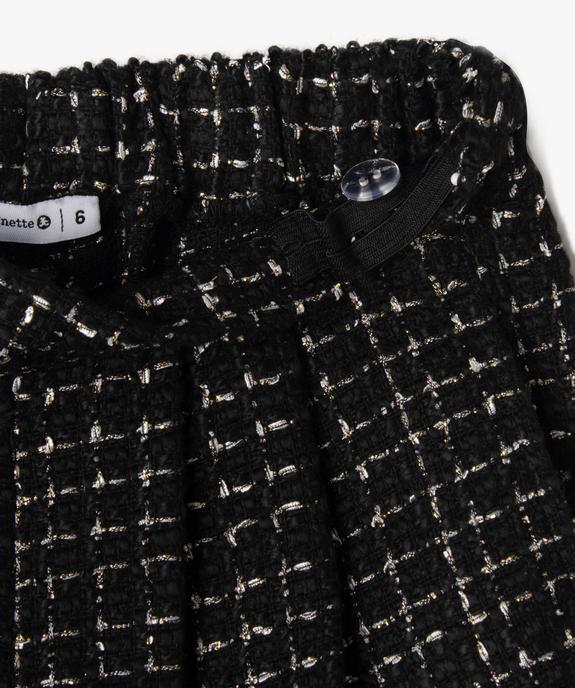 Short large effet tweed fille - LuluCastagnette vue5 - LULUCASTAGNETTE - GEMO