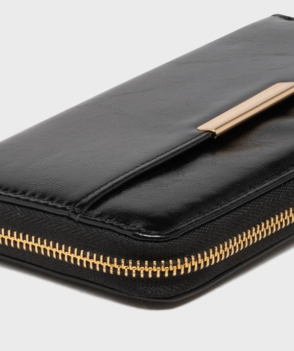 Portefeuille avec fermeture zippée femme vue2 - GEMO (ACCESS) - GEMO