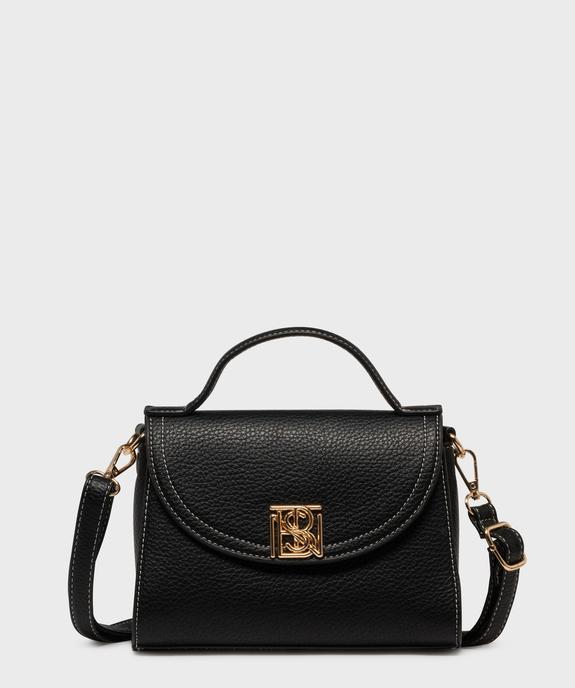 Sac à main grainé petit format femme vue1 - BESTINI - GEMO