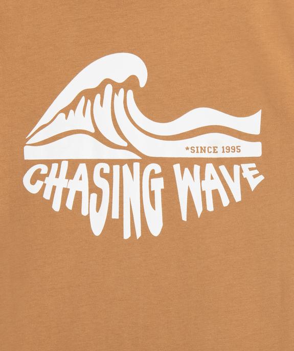 Pyjashort bicolore avec motif vague garçon vue2 - GEMO 4G GARCON - GEMO