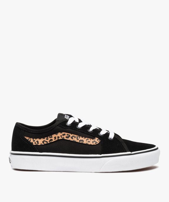 Tennis femme unies détail léopard – Vans Filmore Decon vue1 - VANS - GEMO