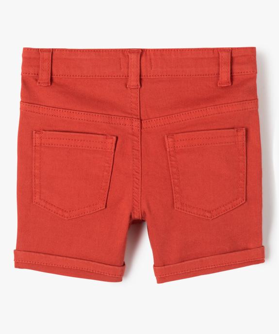 Short bébé garçon en toile de coton vue3 - GEMO(BEBE DEBT) - GEMO