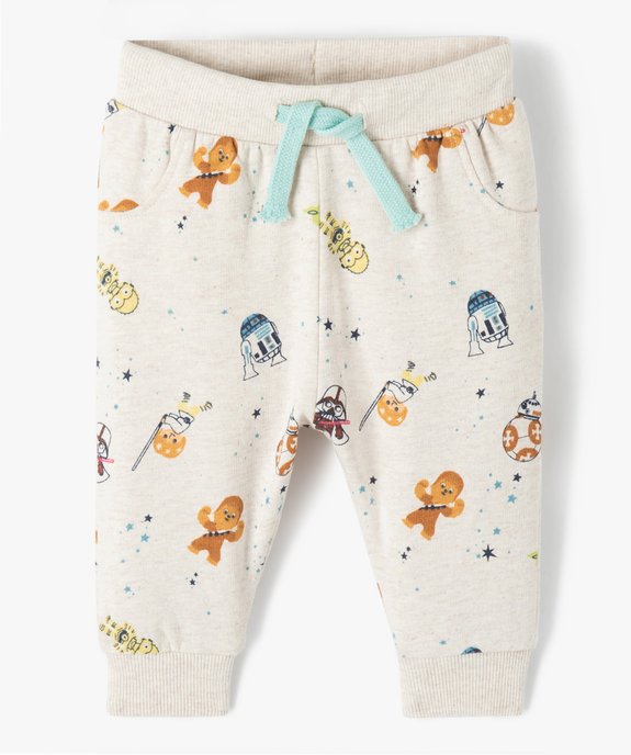 Pantalon bébé garçon en maille imprimé Star Wars - Disney vue1 - STAR WARS - GEMO