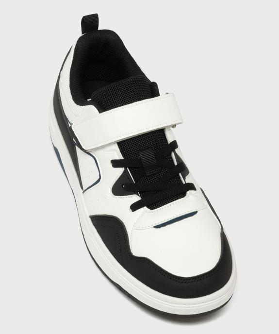 Baskets à scratch bicolore garçon - 5 Miles vue5 - 5 MILES - GEMO