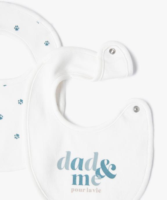 Bavoirs bébé en velours (lot de 3) vue2 - GEMO(BB COUCHE) - GEMO