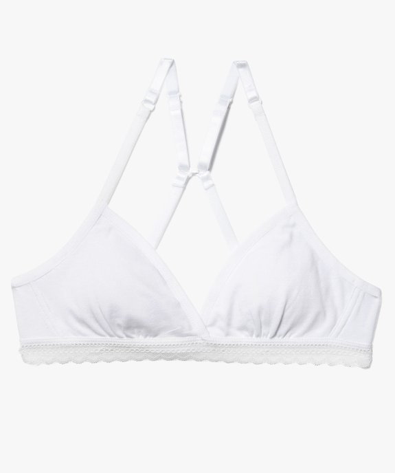 Soutien-gorge triangle spécial dos nageur fille vue1 - GEMO 4G FILLE - GEMO