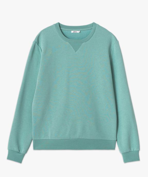 Sweat avec intérieur molletonné homme vue4 - GEMO 4G HOMME - GEMO