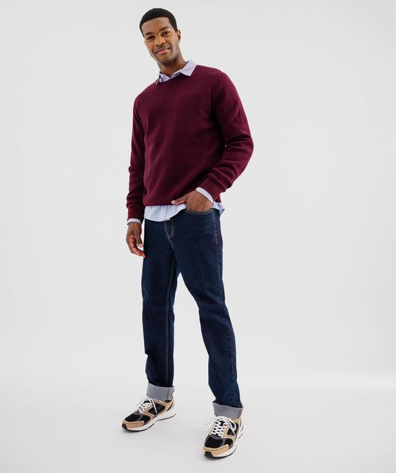 Pull en coton à col rond homme vue6 - GEMO (HOMME) - GEMO
