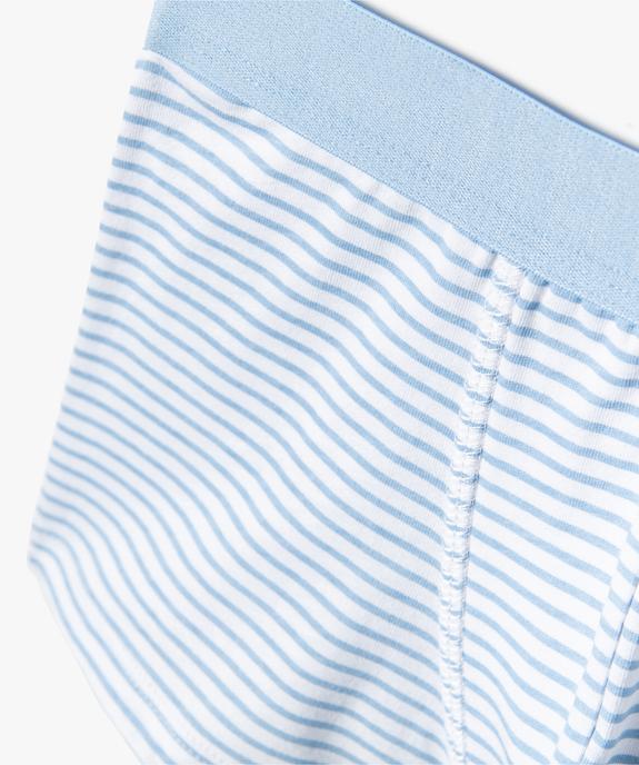 Ensemble lingerie garçon 2 pièces à rayures vue2 - GEMO 4G GARCON - GEMO