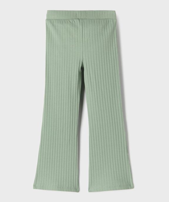 Legging flare en jersey côtelée fille vue3 - GEMO 4G FILLE - GEMO