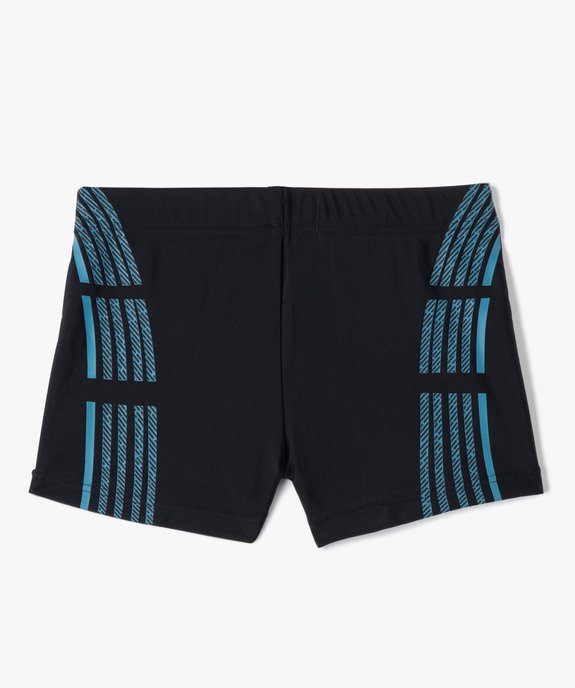 Shorty de bain garçon avec lignes contrastantes vue1 - GEMO (JUNIOR) - GEMO