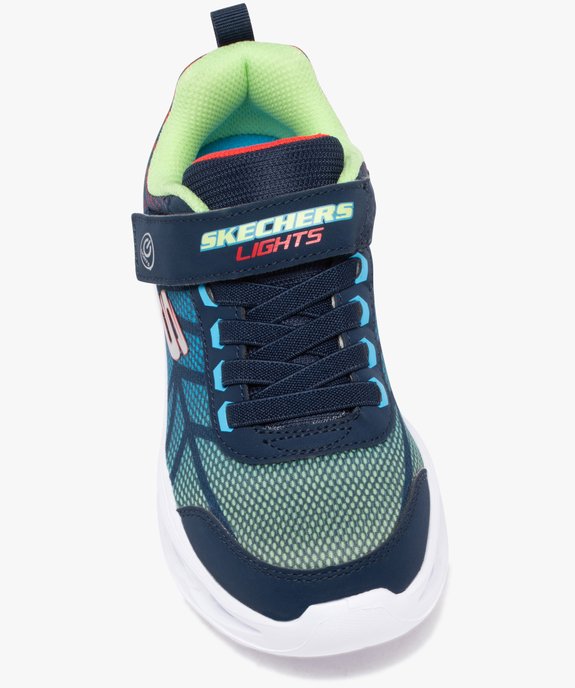 Baskets garçon running à semelle perforée lumineuse S Lights - Skechers vue5 - SKECHERS - GEMO