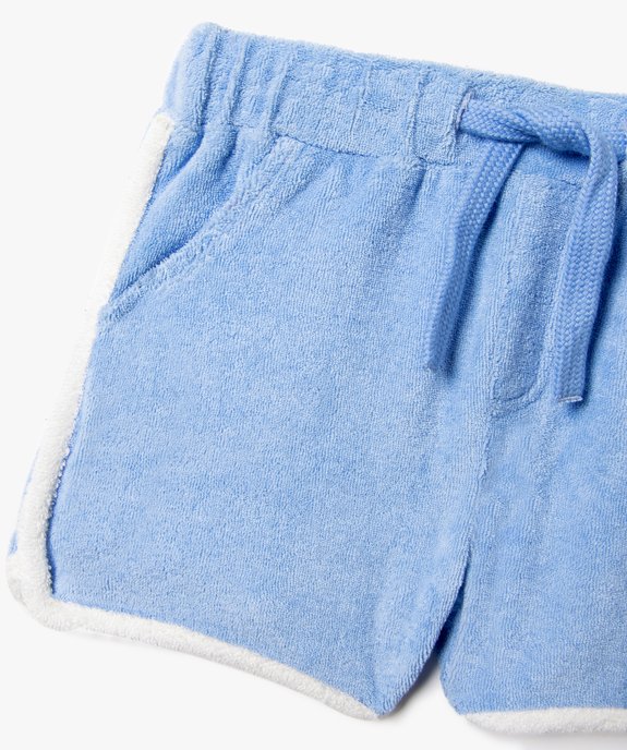 Ensemble bébé garçon 2 pièces : short + tee-shirt en éponge vue3 - GEMO(BEBE DEBT) - GEMO