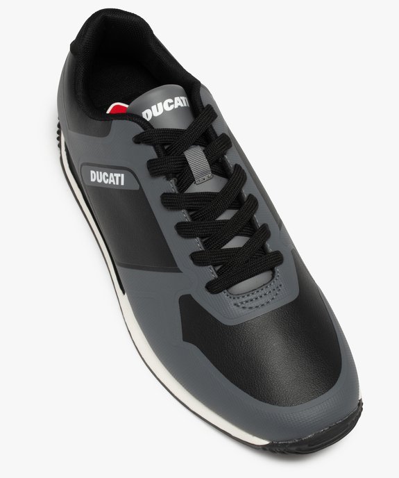 Baskets homme bicolores à lacets – Ducati New Split vue5 - DUCATI - GEMO