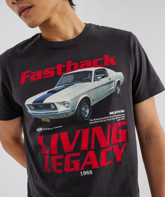 Tee-shirt manches courtes en jersey de coton imprimé homme - Ford vue2 - FORD - GEMO