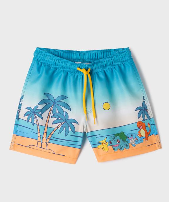 Short de surf imprimé garçon - Pokémon vue1 - POKEMON - GEMO