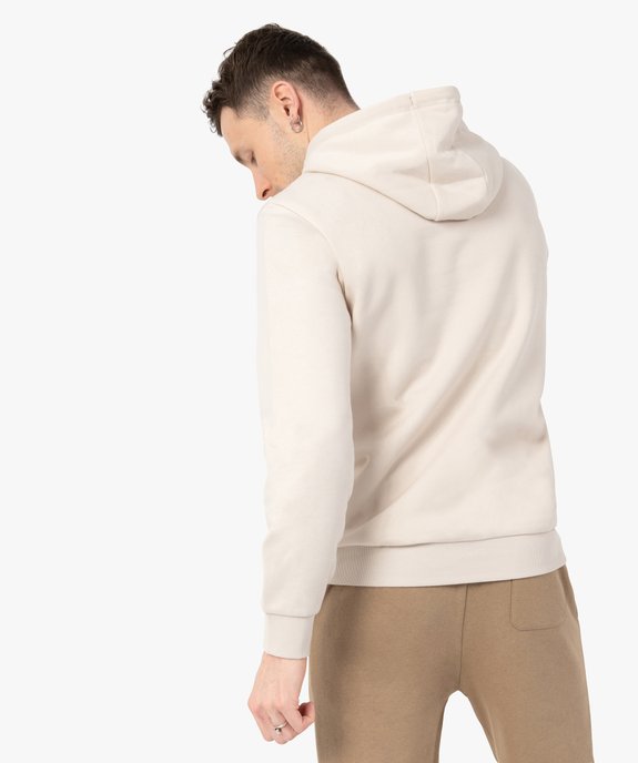 Sweat à capuche intérieur molletonné homme vue3 - GEMO 4G HOMME - GEMO