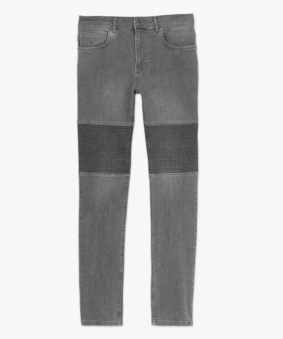Jean homme coupe slim avec surpiqûres sur les cuisses vue4 - GEMO (HOMME) - GEMO