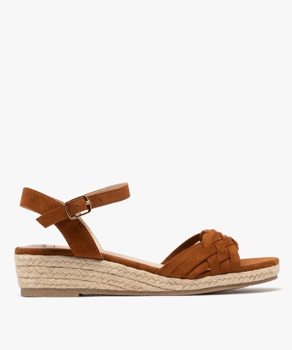 Sandales compensées avec brides tressées femme - Valentina Baldano vue2 - VALENTINA BALDA - GEMO