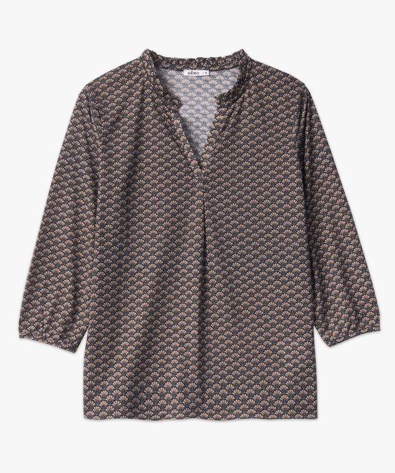 Tee-shirt femme à manches 3/4 vue4 - GEMO 4G FEMME - GEMO