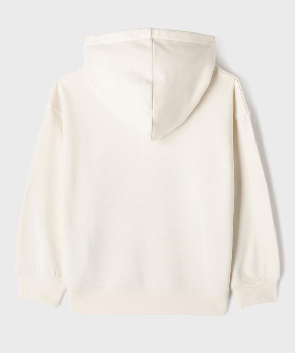 Sweat à capuche motif tennis garçon vue4 - GEMO 4G GARCON - GEMO