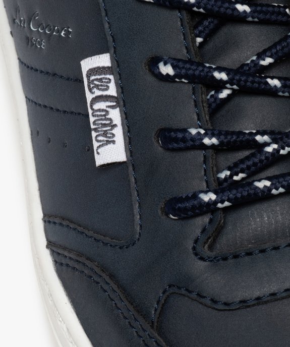Baskets garçon à lacets bicolores et col denim – Lee Cooper vue6 - LEE COOPER - GEMO