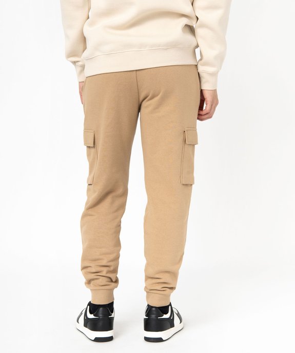 Pantalon de jogging coupe cargo homme vue2 - GEMO 4G HOMME - GEMO