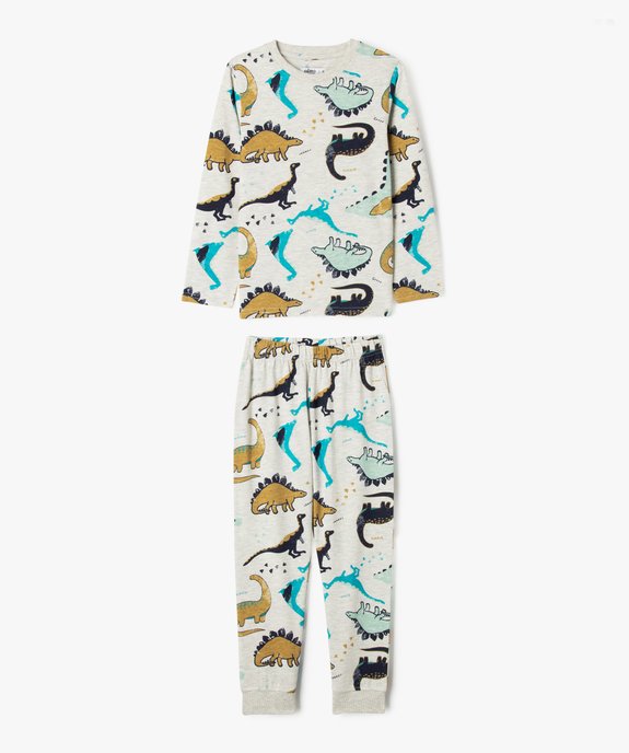 Pyjama en coton 2 pièces à motif dinosaures garçon vue1 - GEMO 4G GARCON - GEMO