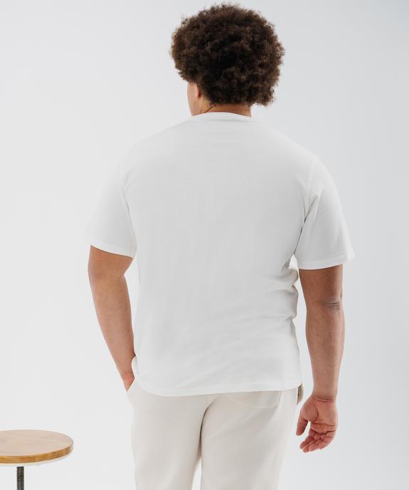 Tee-shirt manches courtes et col rond homme vue8 - GEMO (HOMME) - GEMO