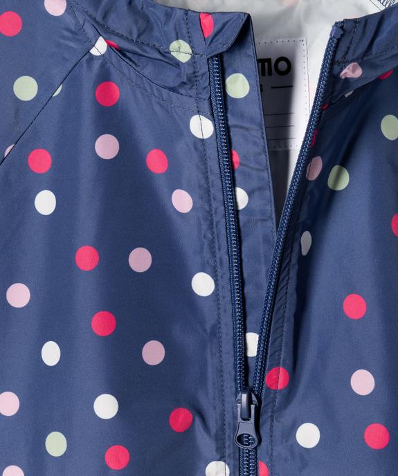 Coupe-vent à capuche déperlant imprimé pois fille - Les Produits Malins vue4 - GEMO (ENFANT) - GEMO