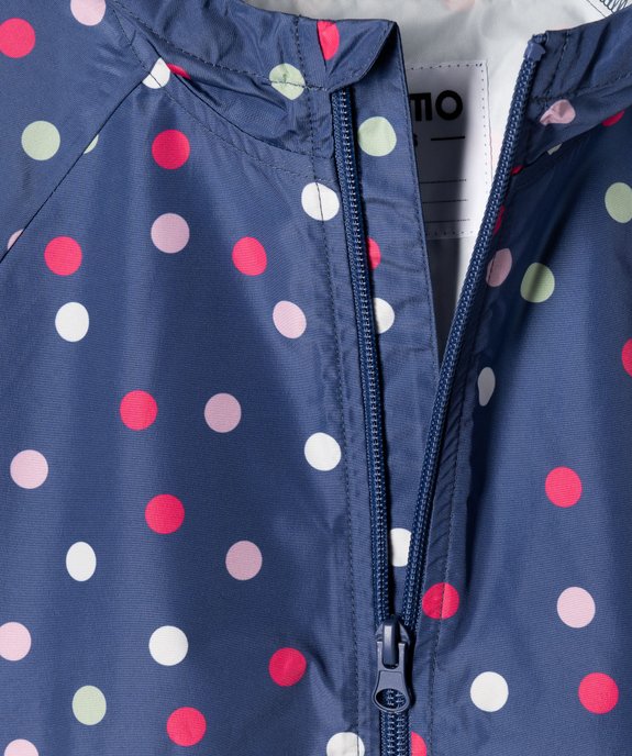 Coupe-vent à capuche déperlant imprimé pois fille - Les Produits Malins vue4 - GEMO (ENFANT) - GEMO