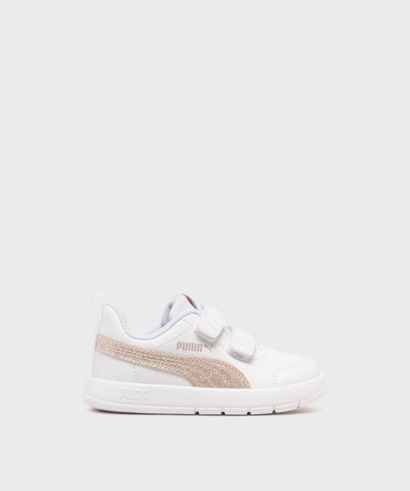 Baskets à scratch et détails pailletés bébé fille - Puma vue1 - PUMA - GEMO